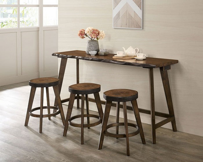 Missoula 4 Pc. Counter Ht. Set Model Cm3129Pt-4Pk-Stool By Furniture Of America 