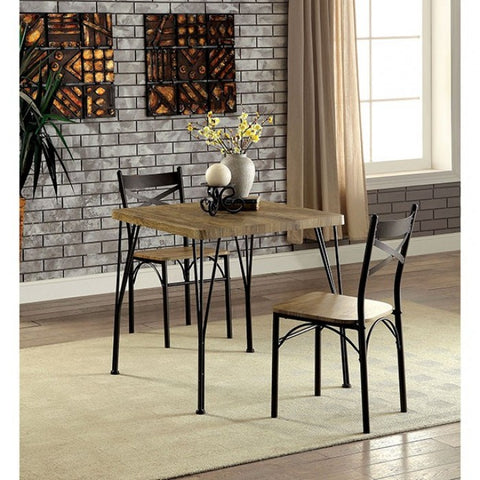 Banbury 3 Pc. Dining Table Set Model Cm3279T-29-3Pk-Chair By Furniture Of America 