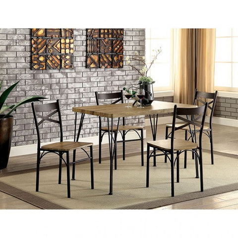 Banbury 5 Pc. Dining Table Set Model Cm3279T-43-5Pk-Chair By Furniture Of America 