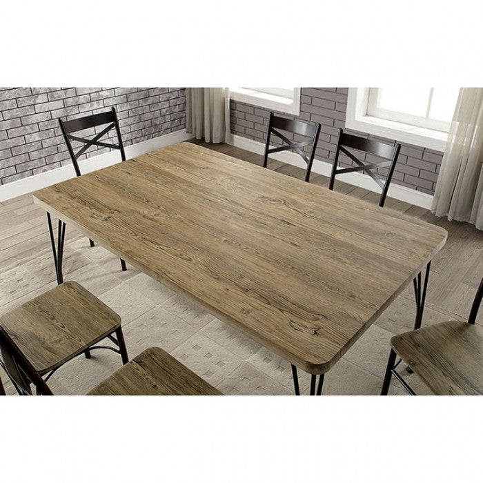 Banbury 7 Pc. Dining Table Set Model Cm3279T-60-7Pk-Chair By Furniture Of America 