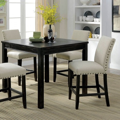 Kristie 5 Pc. Counter Ht. Table Set Model Cm3314Pt-5Pk-Chair By Furniture Of America 