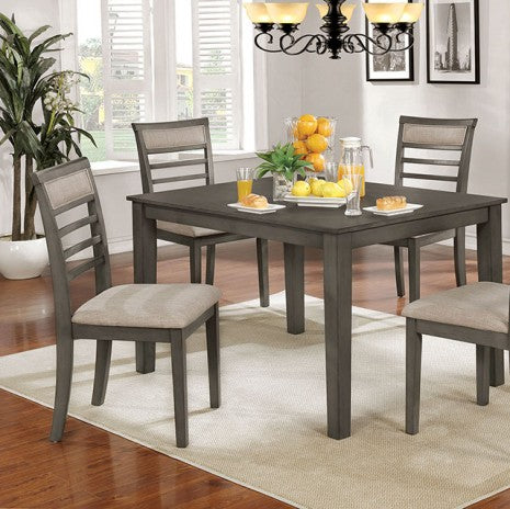Taylah 5 Pc. Dining Table Set Model Cm3607T-5Pk-Chair By Furniture Of America 