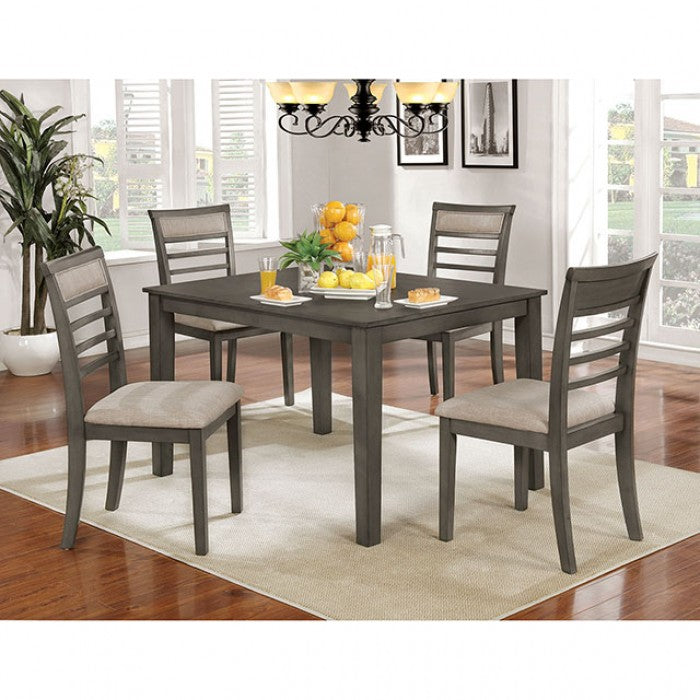 Taylah 5 Pc. Dining Table Set Model Cm3607T-5Pk-Chair By Furniture Of America 