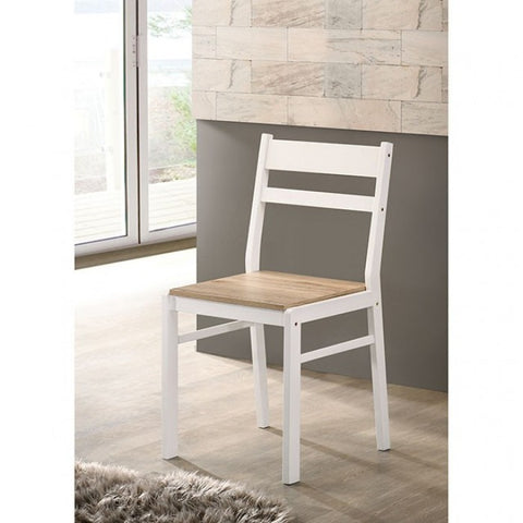 Debbie 5 Pc. Dining Table Set Model Cm3714Nt-T-Bn-5Pk-Chair By Furniture Of America 
