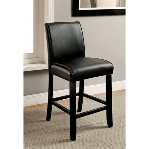 Gladstone Counter Ht. Chair (2/Box) Model Cm3823Bk-Pc-2Pk By Furniture Of America 