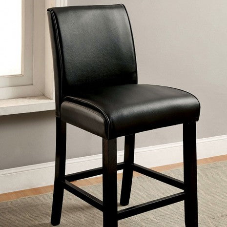 Gladstone Counter Ht. Chair (2/Box) Model Cm3823Bk-Pc-2Pk By Furniture Of America 