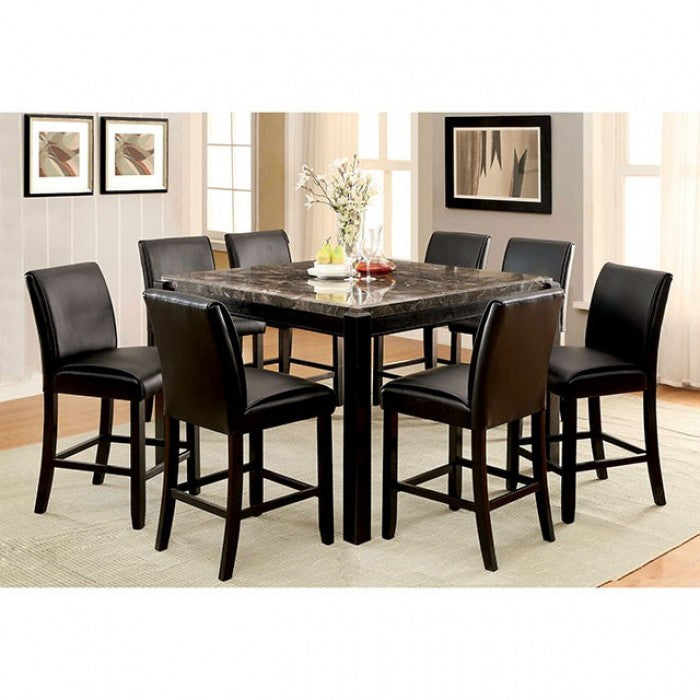 Gladstone Counter Ht. Chair (2/Box) Model Cm3823Bk-Pc-2Pk By Furniture Of America 