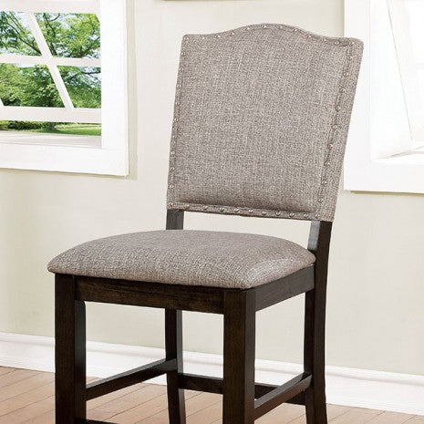Teagan Counter Ht. Chair (2/Ctn) Model Cm3911Pc-2Pk By Furniture Of America 