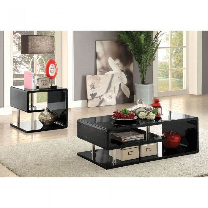 NINOVE END TABLE, BLACK
