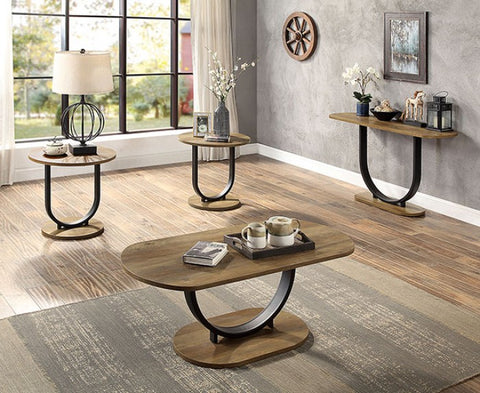 Olbia 3 Pc. Table Set Model Cm4199A-3Pk-End Table By Furniture Of America 