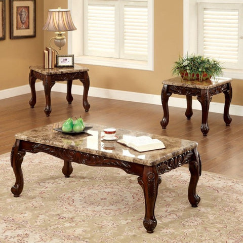 Lechester 3 Pc. Table Set Model Cm4487-3Pk-End Table By Furniture Of America 