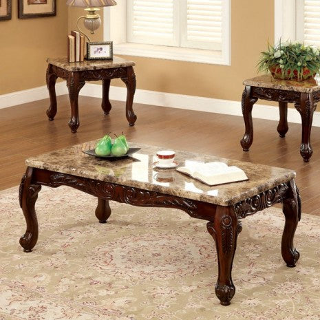 Lechester 3 Pc. Table Set Model Cm4487-3Pk-End Table By Furniture Of America 