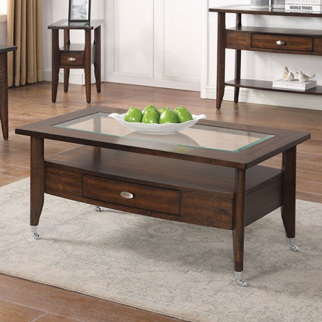 Riverdale Coffee Table Model Cm4905Wn-C By Furniture Of America 