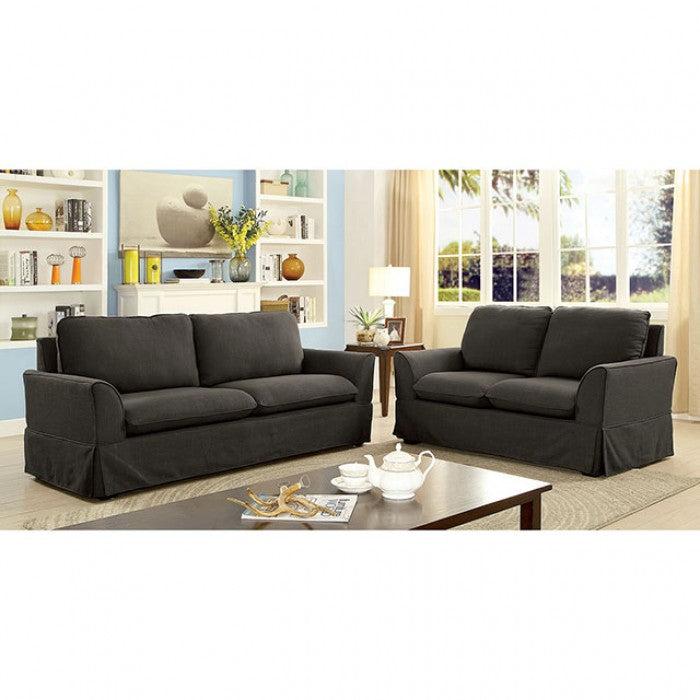 Maxine Love Seat Model Cm6378Gy-Lv By Furniture Of America 