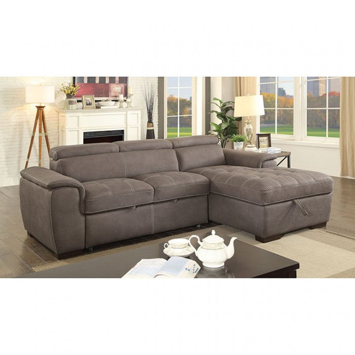 Patty Sectional Model Cm6514Br-Sect By Furniture Of America 