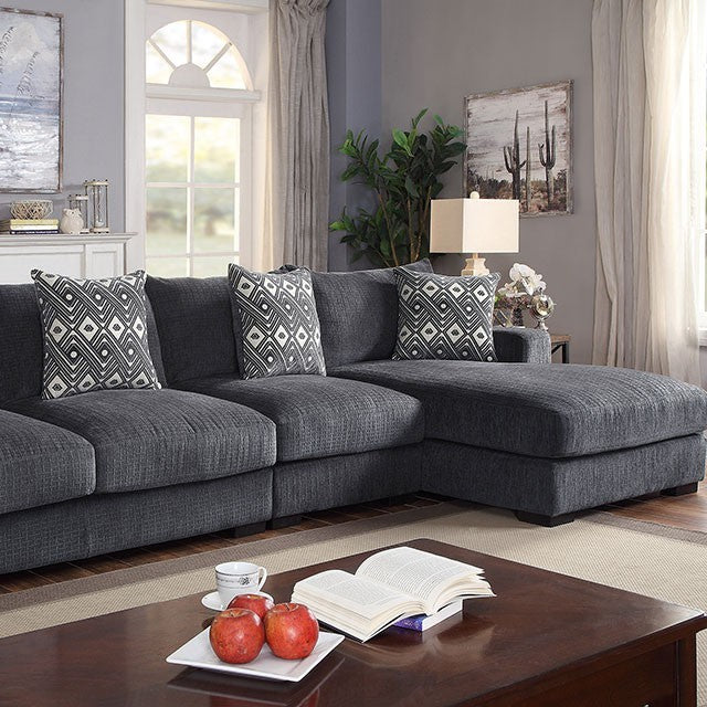 KAYLEE LARGE L-SECTIONAL W/ RIGHT CHAISE