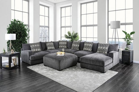 KAYLEE U-SECTIONAL W/ RIGHT CHAISE