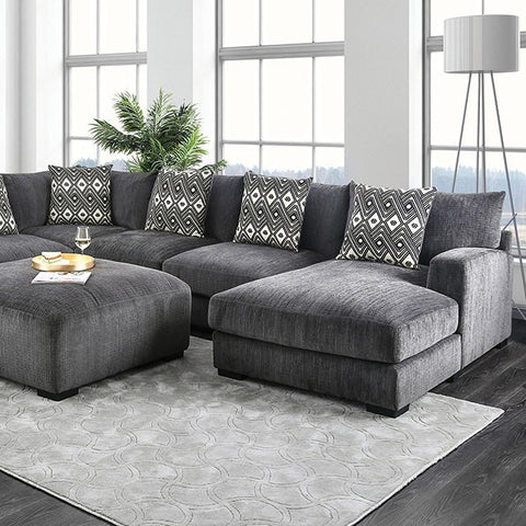 KAYLEE U-SECTIONAL W/ RIGHT CHAISE