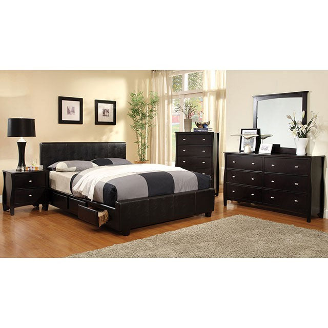 Burlington Bed Model Cm7009-Queen Bed By Furniture Of America 
