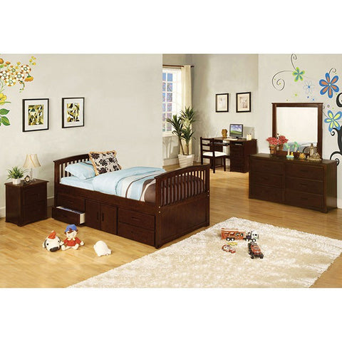 Caballero Bed Model Cm7032-Captain Full Bed By Furniture Of America 