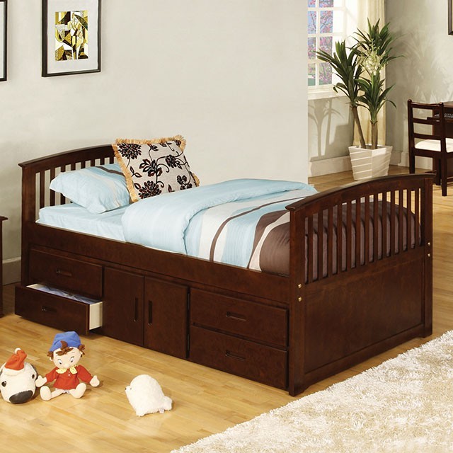 Caballero Bed Model Cm7032-Captain Full Bed By Furniture Of America 