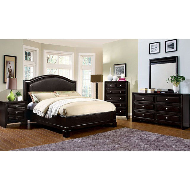 Winsor Bed Model Cm7058-Queen Bed By Furniture Of America 