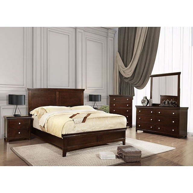 Spruce Bed Model Cm7113Ch-Queen Bed By Furniture Of America 