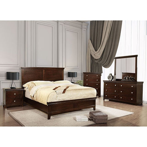 Spruce Bed Model Cm7113Ch-Queen Bed By Furniture Of America 