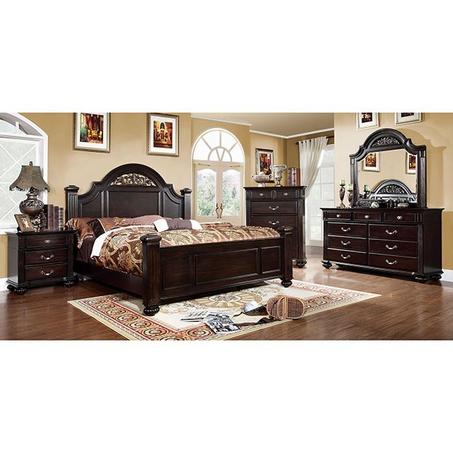 Syracuse Bed Model Cm7129-E.King Bed By Furniture Of America 