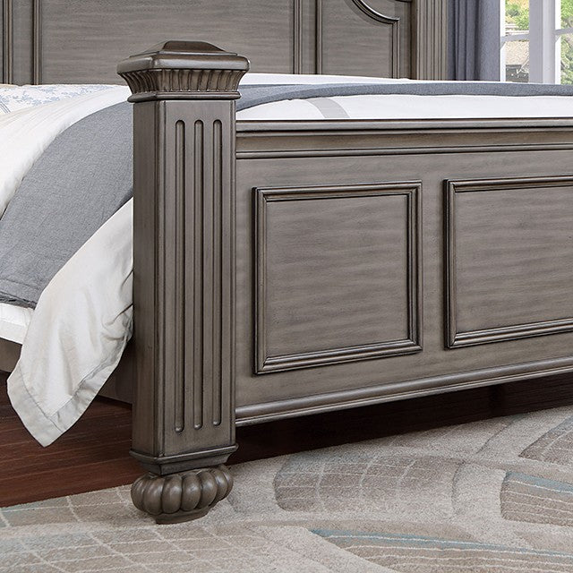 Syracuse Bed Model Cm7129Gy By Furniture Of America 