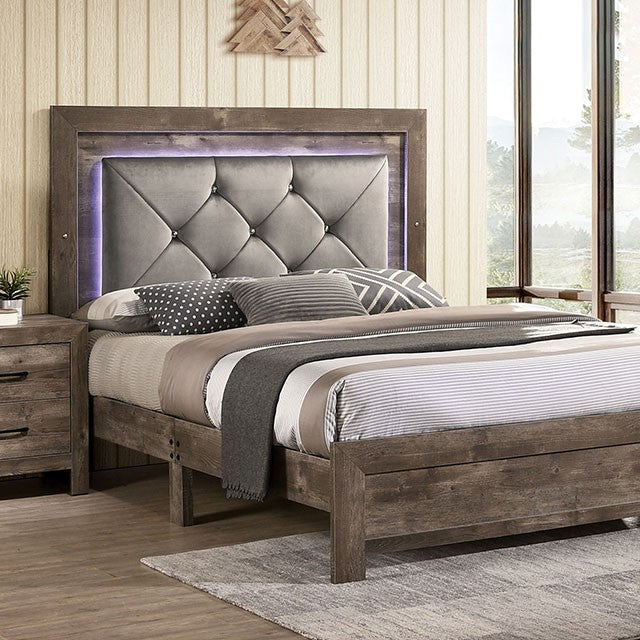 Larissa Bed Model Cm7149-Queen Bed By Furniture Of America 