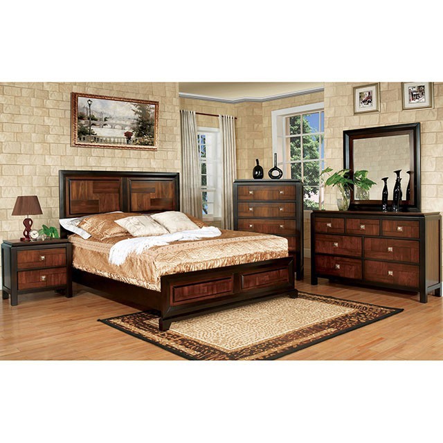 Patra Bed Model Cm7152-Full Bed By Furniture Of America 