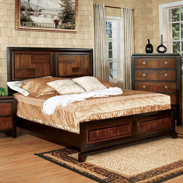 Patra Bed Model Cm7152-Full Bed By Furniture Of America 