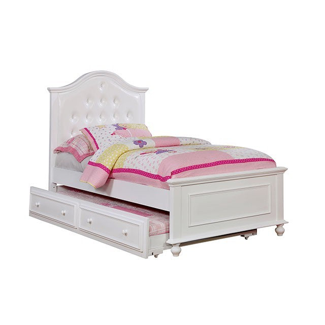Olivia Bed Model Cm7155Wh-Twin Bed By Furniture Of America 