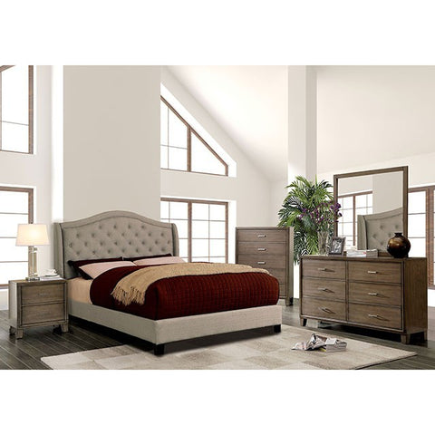 Carly Bed Model Cm7160-E.King Bed By Furniture Of America 
