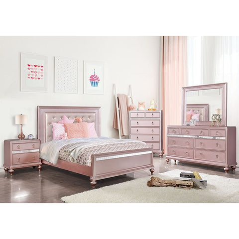 Avior Bed Model Cm7170Rg-Twin Bed By Furniture Of America 