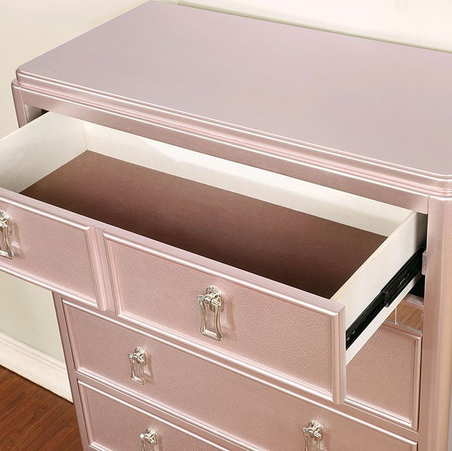 Ariston Bed Model Cm7171Rg-Queen Bed By Furniture Of America 