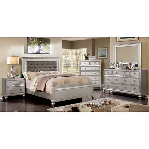 Avior Bed Model Cm7170Sv-Queen Bed By Furniture Of America 