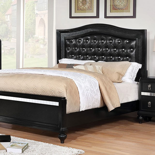 Ariston Bed Model Cm7171Bk-Queen Bed By Furniture Of America 
