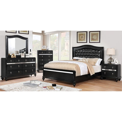 Ariston Bed Model Cm7171Bk-E.King Bed By Furniture Of America 