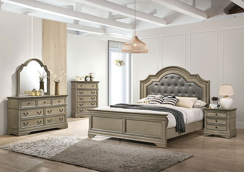 Lasthenia Bed Model Cm7181-Queen Bed By Furniture Of America 