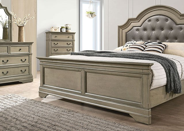 Lasthenia Bed Model Cm7181-Queen Bed By Furniture Of America 
