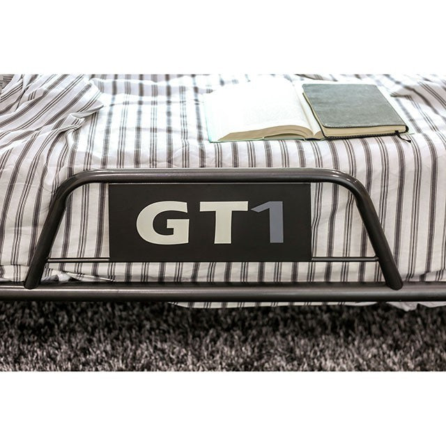 Royal Racer Bed Model Cm7190-Twin Bed, Blue By Furniture Of America 