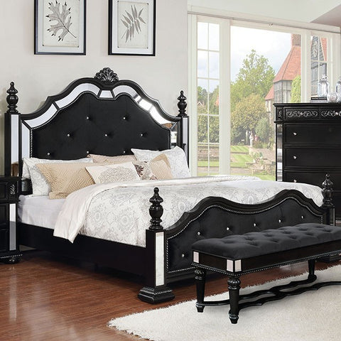 Azha Bed Model Cm7194Bk-E.King Bed By Furniture Of America 