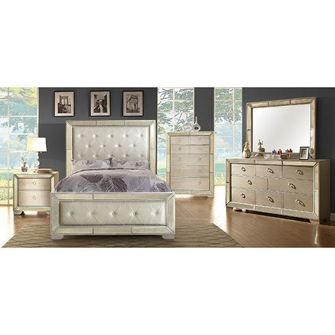 Loraine Bed Model Cm7195-E.King Bed By Furniture Of America 