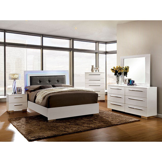 Clementine Bed Model Cm7201-Queen Bed By Furniture Of America 