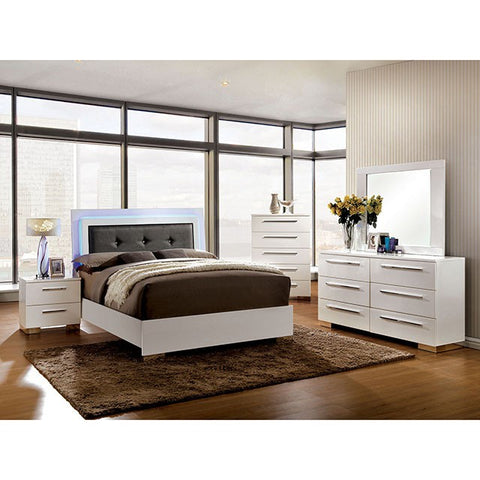 Clementine Bed Model Cm7201-Queen Bed By Furniture Of America 