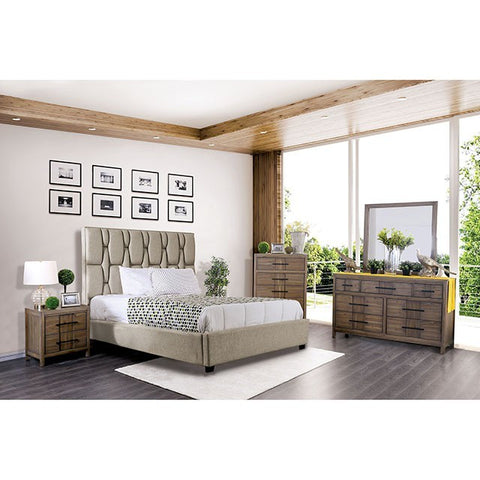 Deirdre Bed Model Cm7203-E.King Bed By Furniture Of America 