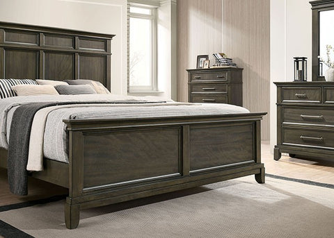 Houston Bed Model Cm7221Gy-Queen Bed By Furniture Of America 