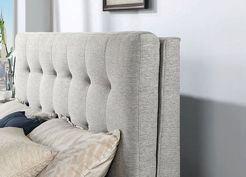 Leomin Bed Model Cm7241Gy-Full Bed By Furniture Of America 